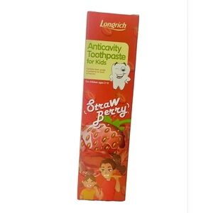 Kids Strawberry Toothpaste - Red